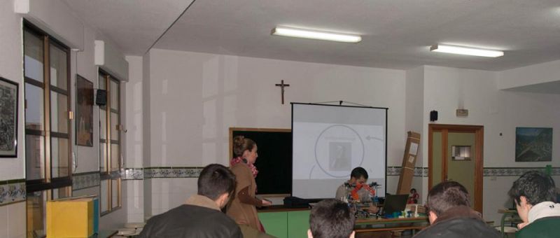  Visita al Colegio Santa María de Gracia, en Huelva 