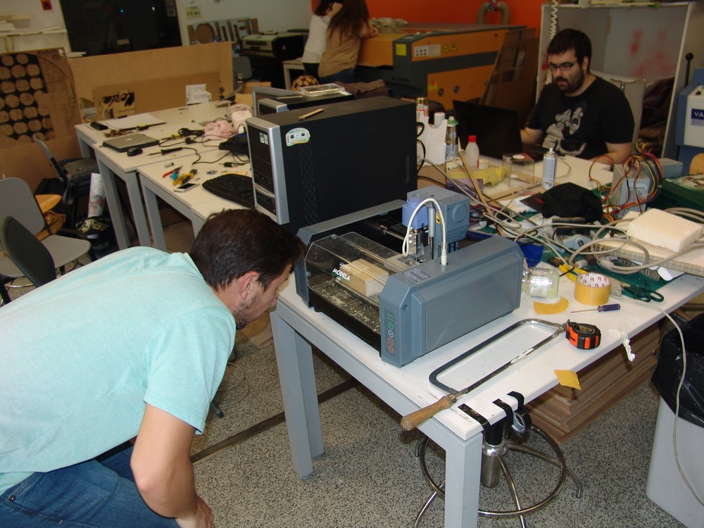 Esta semana en el fablab de la Universidad de Sevilla 